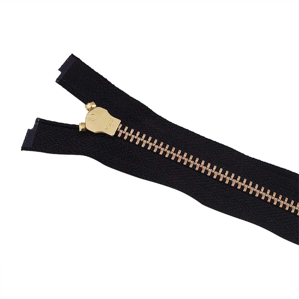 YKK- Premium #5 Gold Fancy YKK Zipper for Clothing